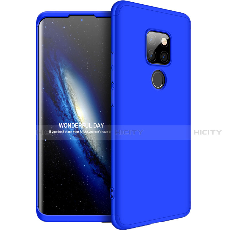 Huawei Mate 20用ハードケース プラスチック 質感もマット 前面と背面 360度 フルカバー F01 ファーウェイ ネイビー