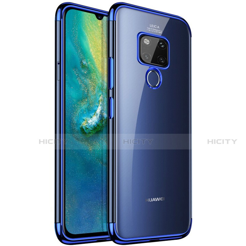 Huawei Mate 20用極薄ソフトケース シリコンケース 耐衝撃 全面保護 クリア透明 S04 ファーウェイ 