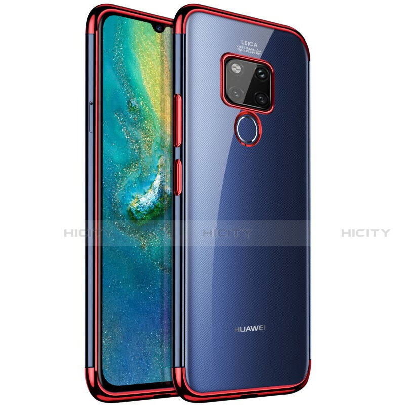 Huawei Mate 20用極薄ソフトケース シリコンケース 耐衝撃 全面保護 クリア透明 S04 ファーウェイ 