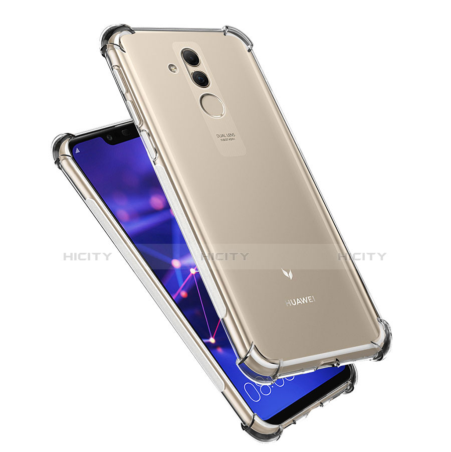 Huawei Mate 20 Lite用極薄ソフトケース シリコンケース 耐衝撃 全面保護 クリア透明 H02 ファーウェイ 