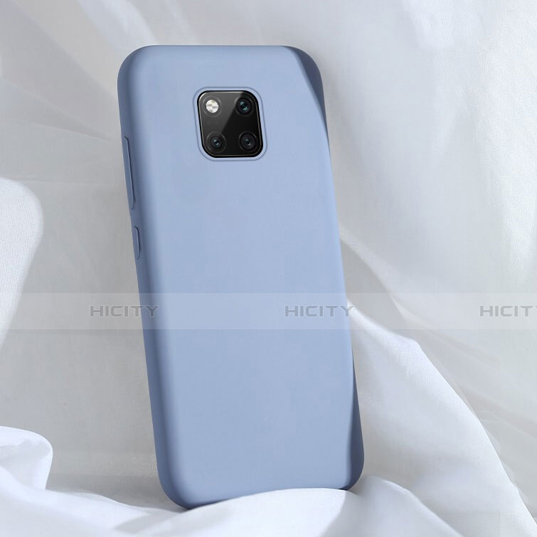 Huawei Mate 20 Pro用360度 フルカバー極薄ソフトケース シリコンケース 耐衝撃 全面保護 バンパー C03 ファーウェイ グレー