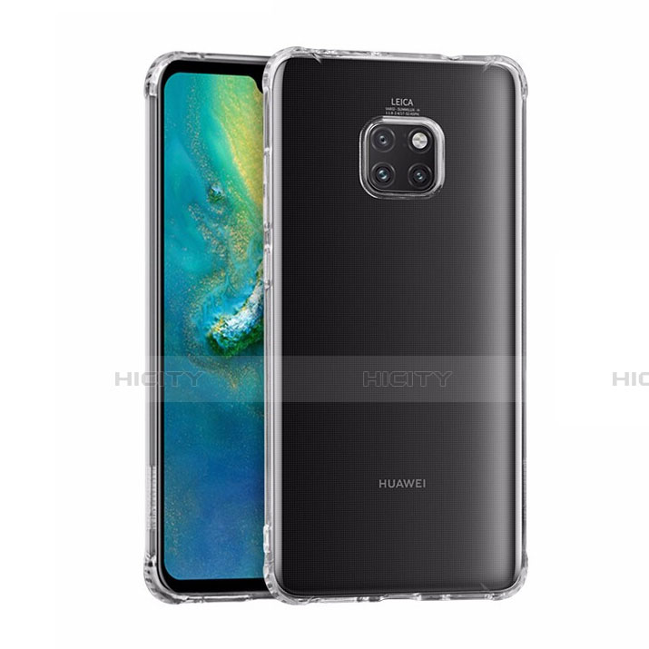 Huawei Mate 20 Pro用極薄ソフトケース シリコンケース 耐衝撃 全面保護 クリア透明 K02 ファーウェイ クリア