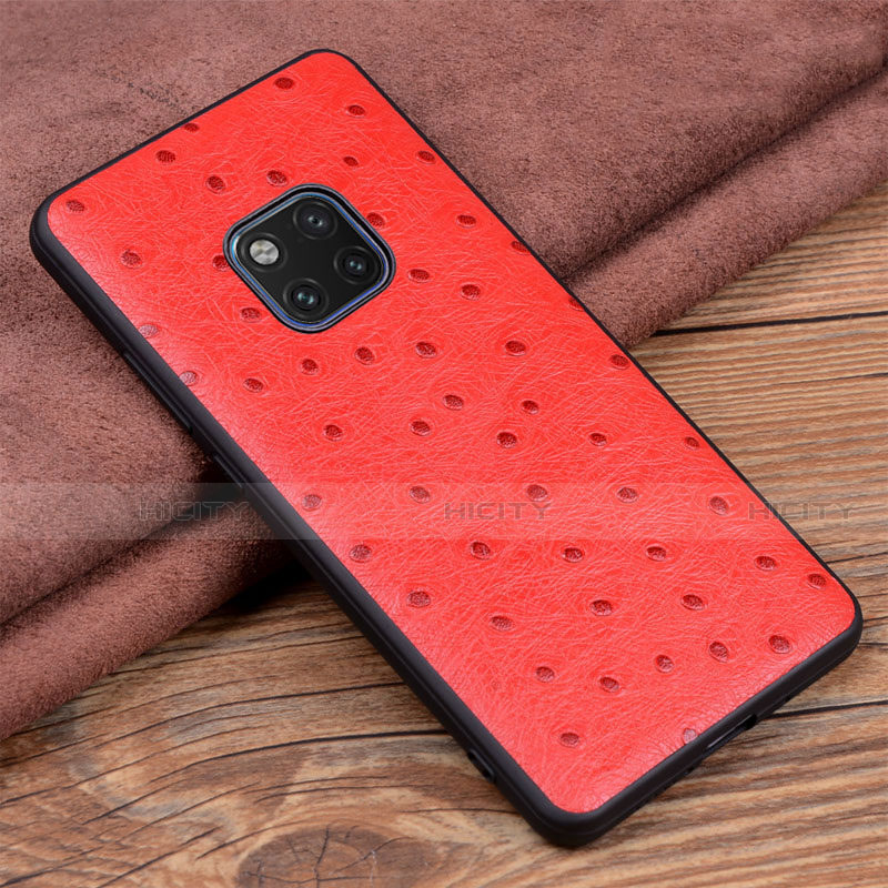 Huawei Mate 20 Pro用ケース 高級感 手触り良いレザー柄 R03 ファーウェイ 