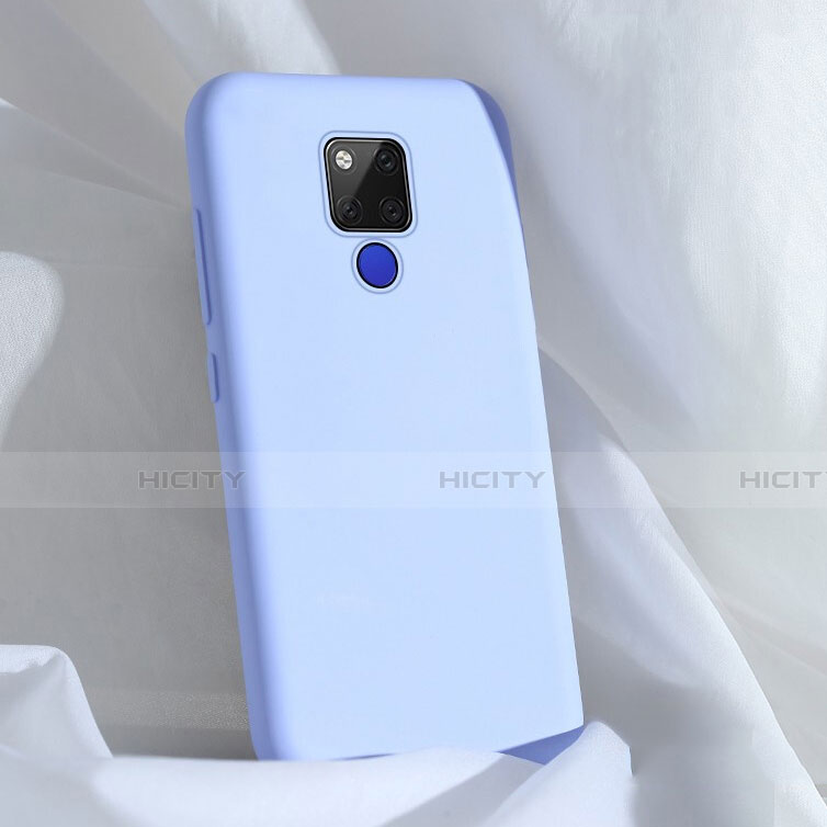 Huawei Mate 20 X 5G用360度 フルカバー極薄ソフトケース シリコンケース 耐衝撃 全面保護 バンパー C04 ファーウェイ ブルー