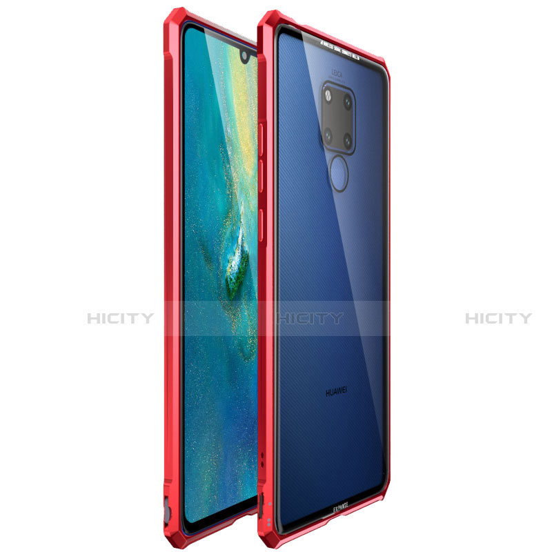 Huawei Mate 20 X 5G用ケース 高級感 手触り良い アルミメタル 製の金属製 バンパー 鏡面 カバー ファーウェイ 