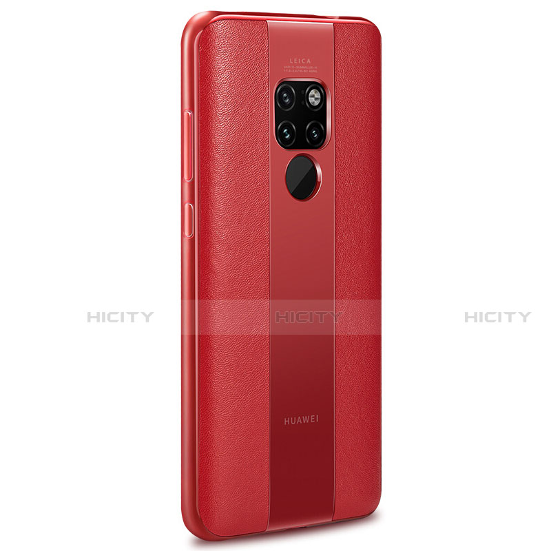 Huawei Mate 20 X 5G用シリコンケース ソフトタッチラバー レザー柄 カバー H03 ファーウェイ 