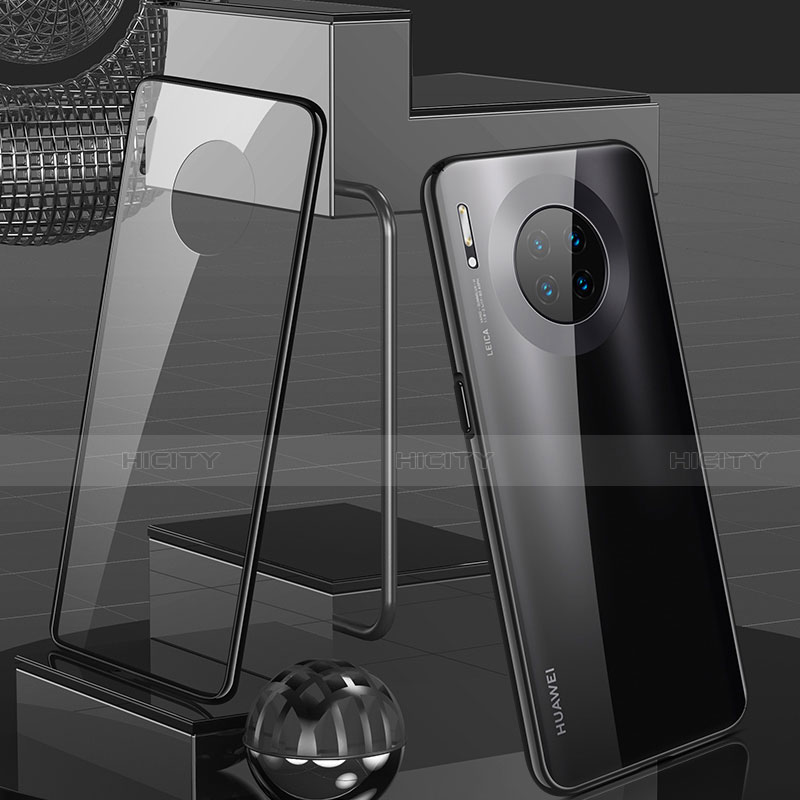 Huawei Mate 30 5G用ケース 高級感 手触り良い アルミメタル 製の金属製 360度 フルカバーバンパー 鏡面 カバー M03 ファーウェイ 