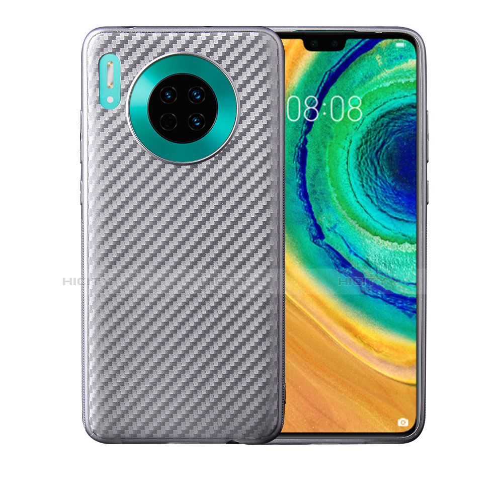 Huawei Mate 30用シリコンケース ソフトタッチラバー ツイル カバー ファーウェイ 