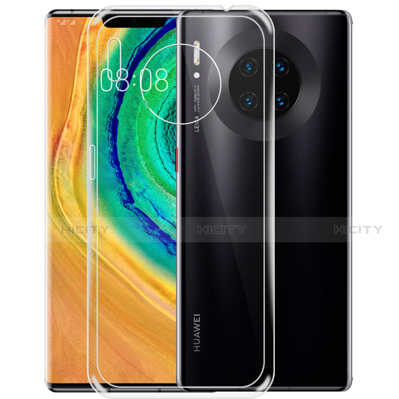 Huawei Mate 30 Pro 5G用極薄ソフトケース シリコンケース 耐衝撃 全面保護 クリア透明 カバー ファーウェイ クリア