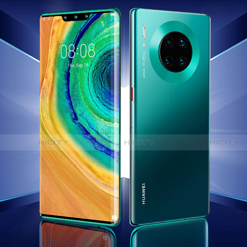 Huawei Mate 30 Pro 5G用強化ガラス フル液晶保護フィルム ファーウェイ ブラック