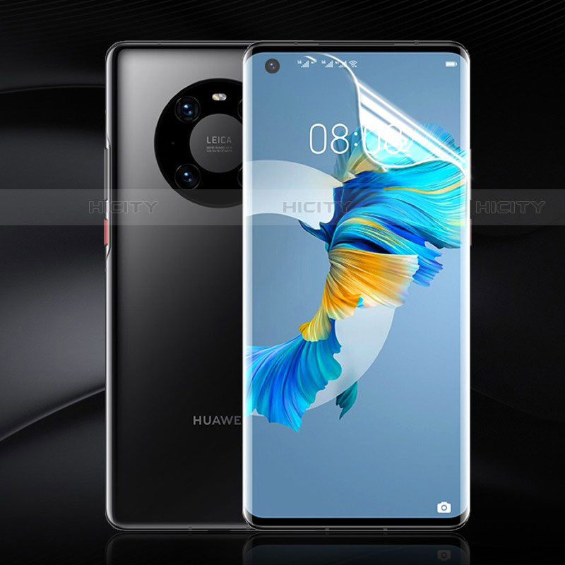 Huawei Mate 40E 4G用高光沢 液晶保護フィルム フルカバレッジ画面 F01 ファーウェイ クリア