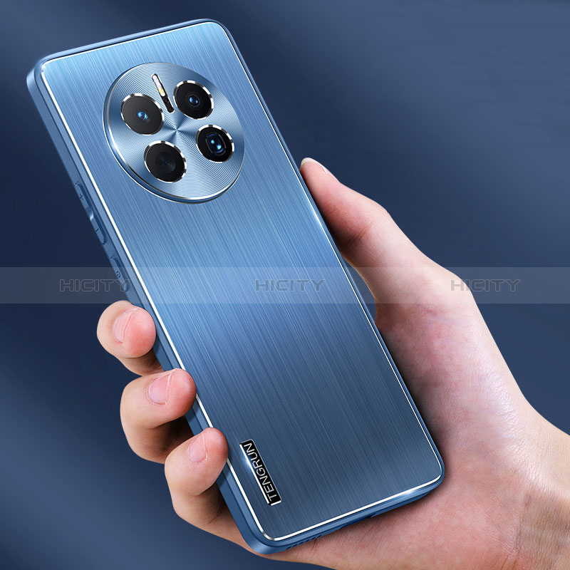 Huawei Mate 50用ケース 高級感 手触り良い アルミメタル 製の金属製 兼シリコン カバー JL1 ファーウェイ 