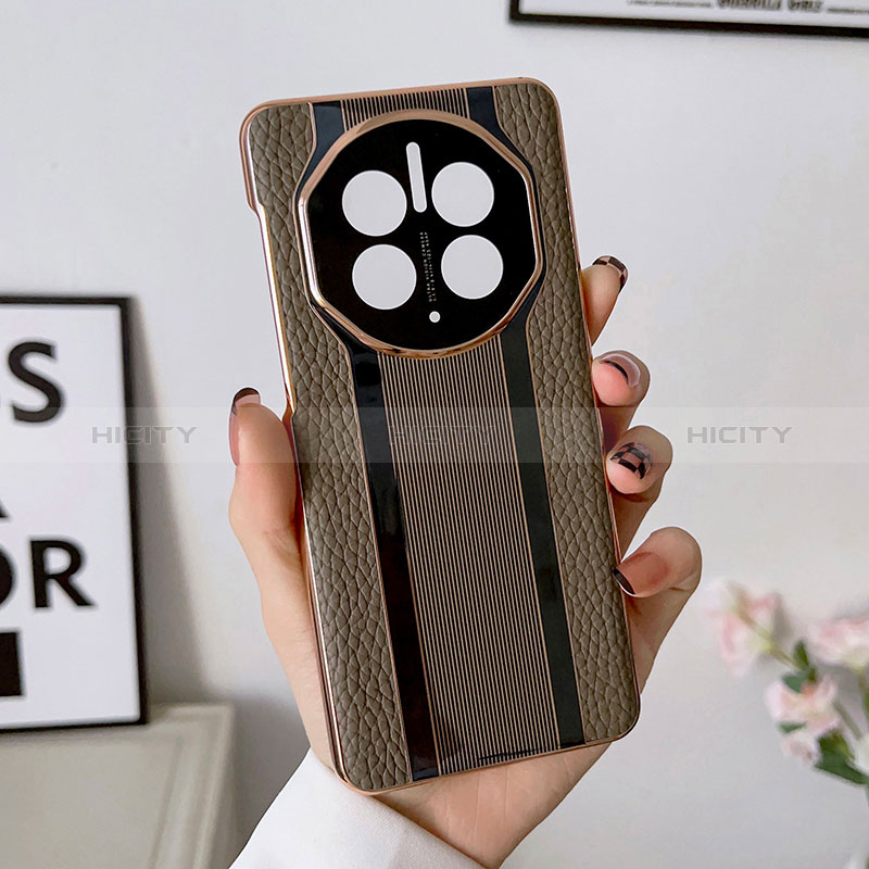 Huawei Mate 50 Pro用ケース 高級感 手触り良いレザー柄 LF1 ファーウェイ 