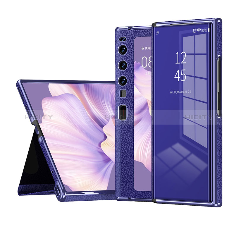 Huawei Mate Xs 2用手帳型 レザーケース スタンド カバー ZL2 ファーウェイ 