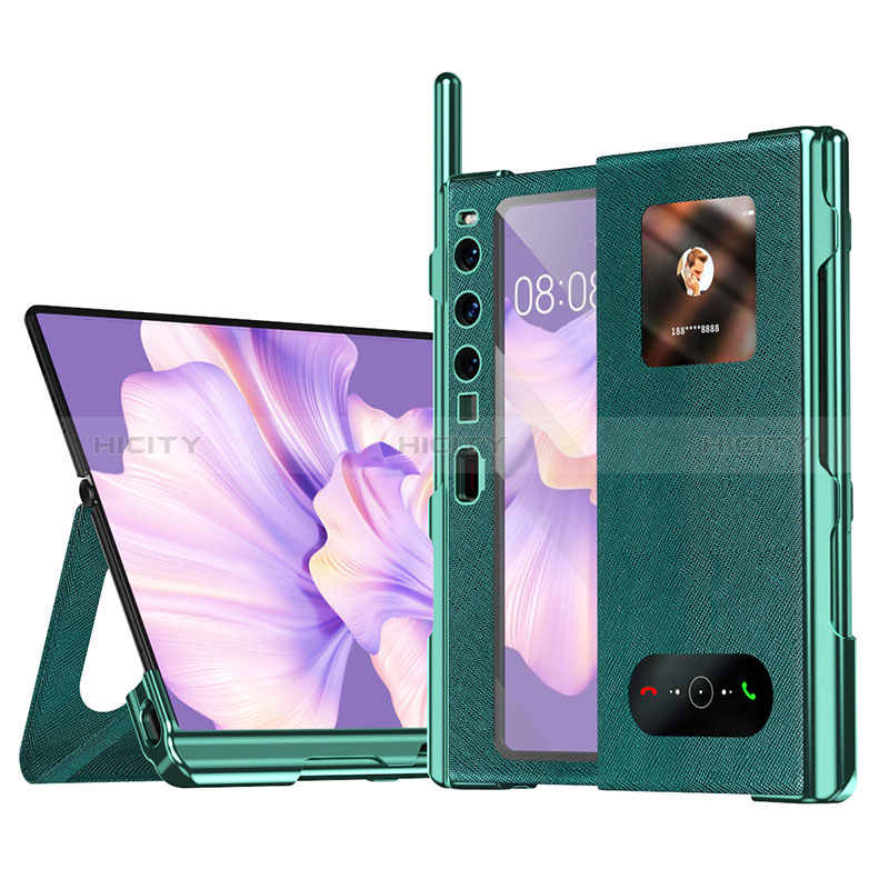 Huawei Mate Xs 2用手帳型 レザーケース スタンド カバー ZL4 ファーウェイ 