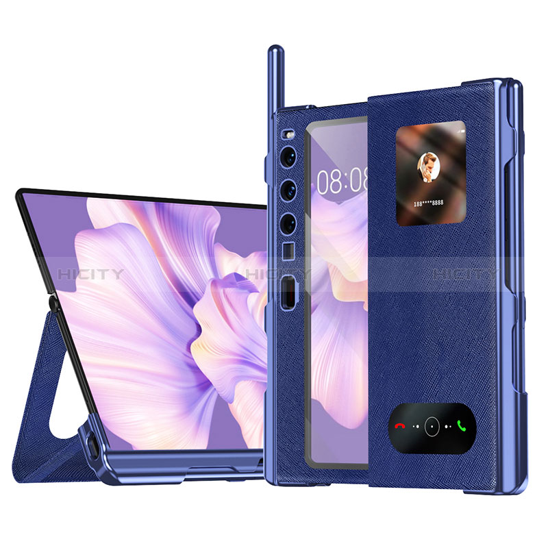 Huawei Mate Xs 2用手帳型 レザーケース スタンド カバー ZL4 ファーウェイ 