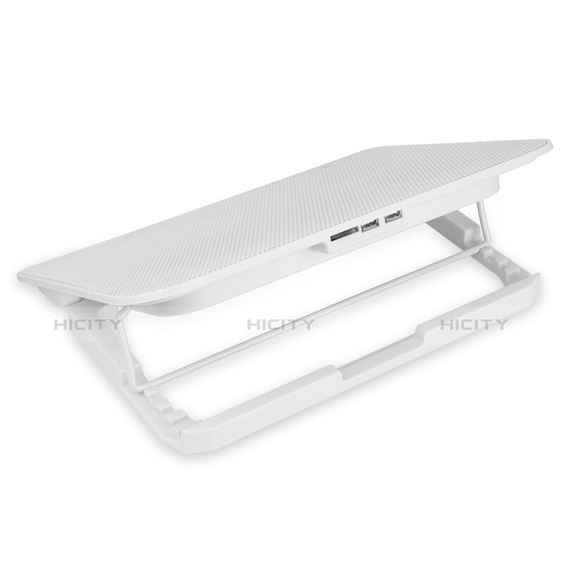 Huawei MateBook 13 (2020)用ノートブックホルダー クーラー 冷却パッド ファン ラップトップスタンド 9インチ〜16インチ M18 ファーウェイ ホワイト