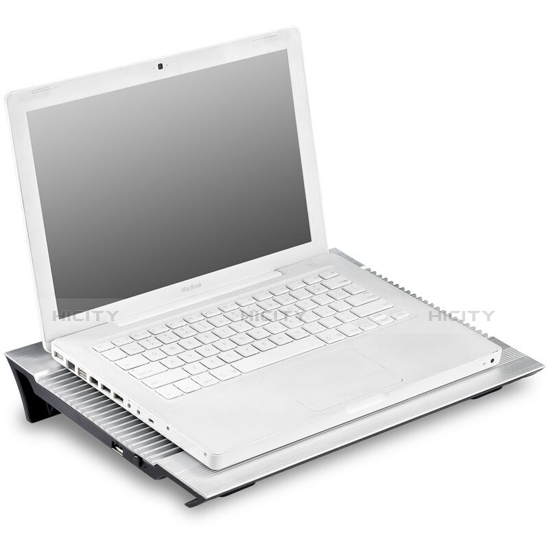 Huawei MateBook 13 (2020)用ノートブックホルダー クーラー 冷却パッド ファン ラップトップスタンド 9インチ〜16インチ M26 ファーウェイ シルバー