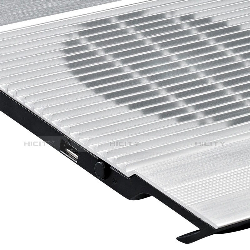 Huawei MateBook 13 (2020)用ノートブックホルダー クーラー 冷却パッド ファン ラップトップスタンド 9インチ〜16インチ M26 ファーウェイ シルバー