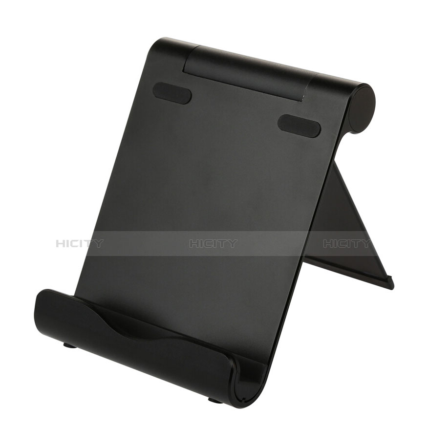 Huawei MatePad T 8用スタンドタイプのタブレット ホルダー ユニバーサル T27 ファーウェイ ブラック