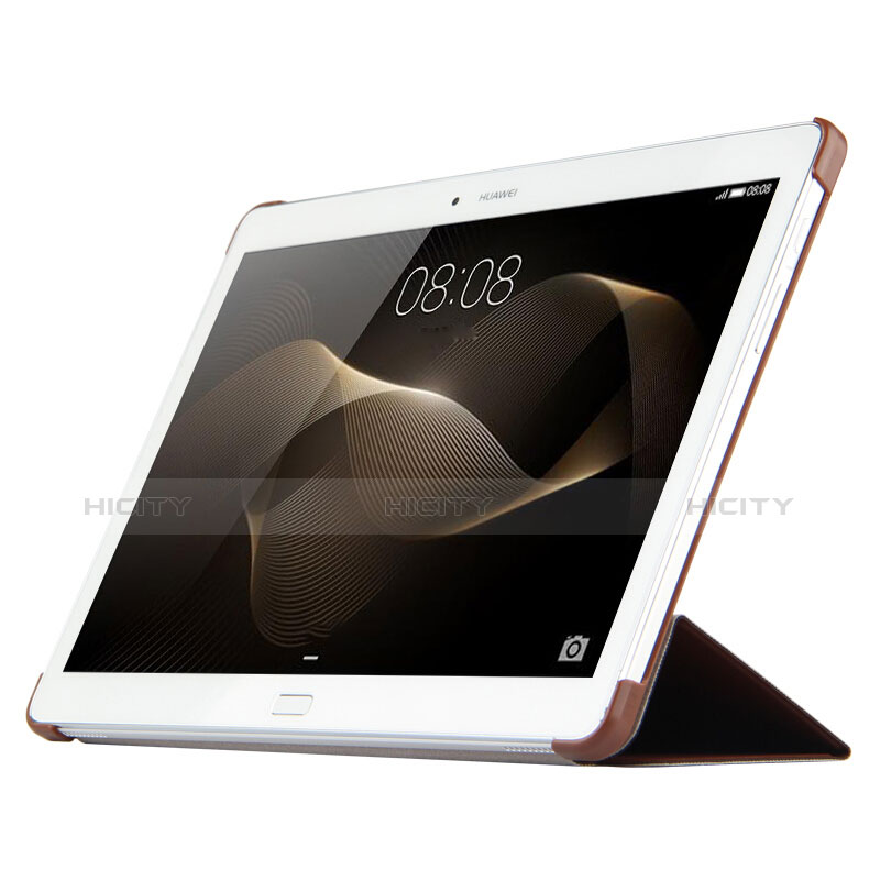 Huawei MediaPad M2 10.0 M2-A01 M2-A01W M2-A01L用手帳型 レザーケース スタンド L02 ファーウェイ ブラウン