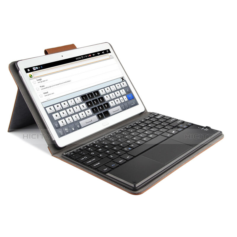 Huawei MediaPad M2 10.0 M2-A01 M2-A01W M2-A01L用手帳型 レザーケース スタンド アンド キーボード ファーウェイ ブラウン