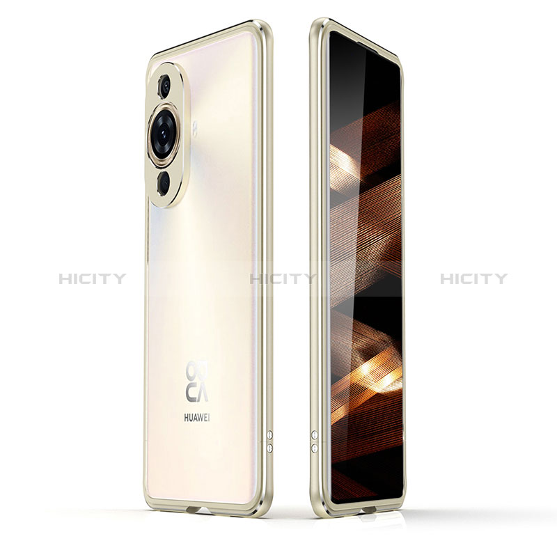 Huawei Nova 11用ケース 高級感 手触り良い アルミメタル 製の金属製 バンパー カバー JZ2 ファーウェイ 