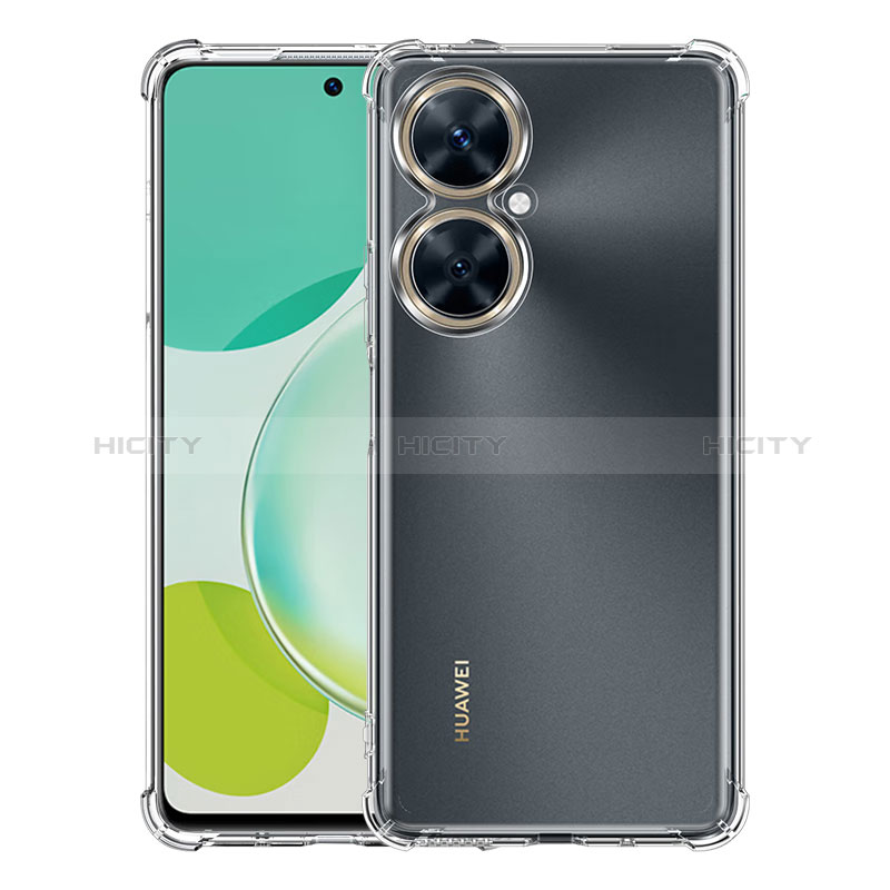 Huawei Nova 11i用極薄ソフトケース シリコンケース 耐衝撃 全面保護 クリア透明 T04 ファーウェイ クリア