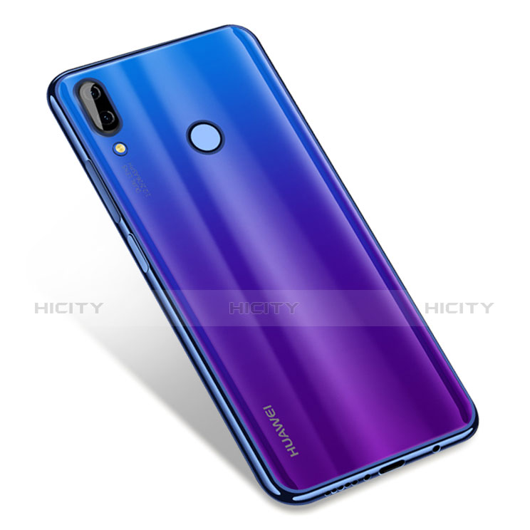 Huawei Nova 3用極薄ソフトケース シリコンケース 耐衝撃 全面保護 クリア透明 H01 ファーウェイ ネイビー