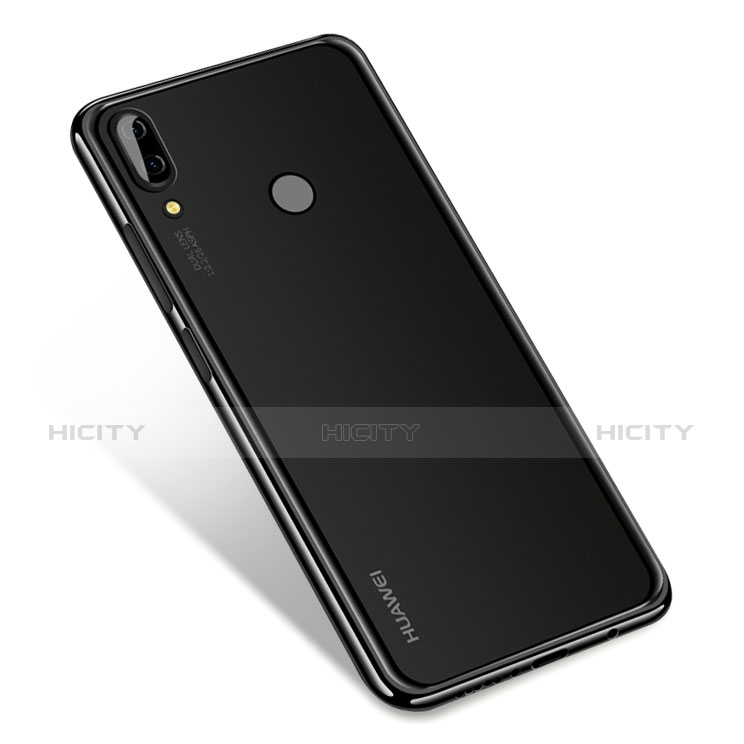 Huawei Nova 3用極薄ソフトケース シリコンケース 耐衝撃 全面保護 クリア透明 H01 ファーウェイ ブラック