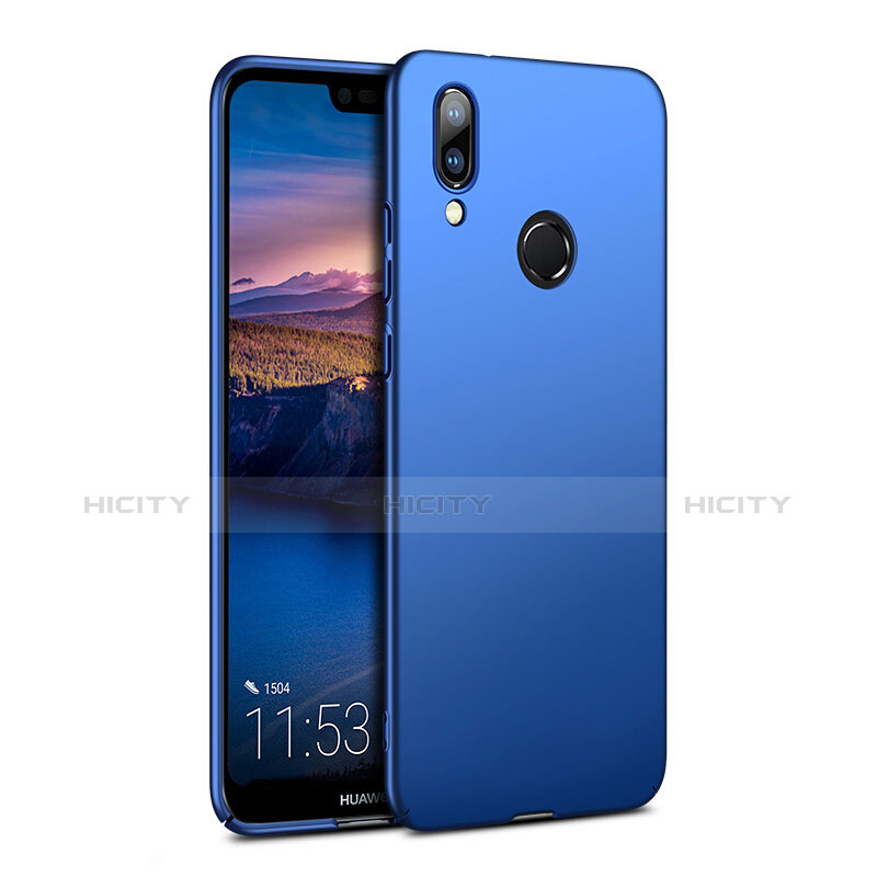 Huawei Nova 3e用ハードケース プラスチック 質感もマット ファーウェイ ネイビー