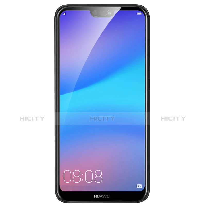 Huawei Nova 3e用強化ガラス フル液晶保護フィルム ファーウェイ ブラック