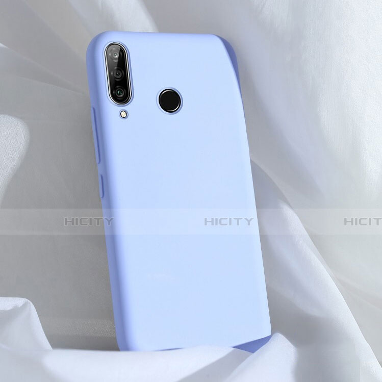 Huawei Nova 4e用360度 フルカバー極薄ソフトケース シリコンケース 耐衝撃 全面保護 バンパー C03 ファーウェイ ブルー