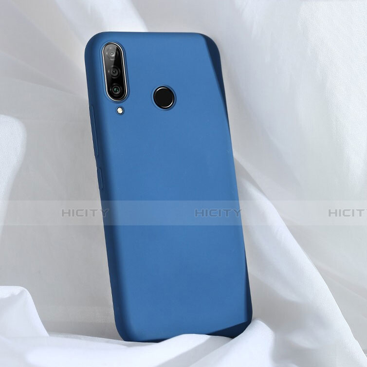 Huawei Nova 4e用360度 フルカバー極薄ソフトケース シリコンケース 耐衝撃 全面保護 バンパー C03 ファーウェイ ネイビー