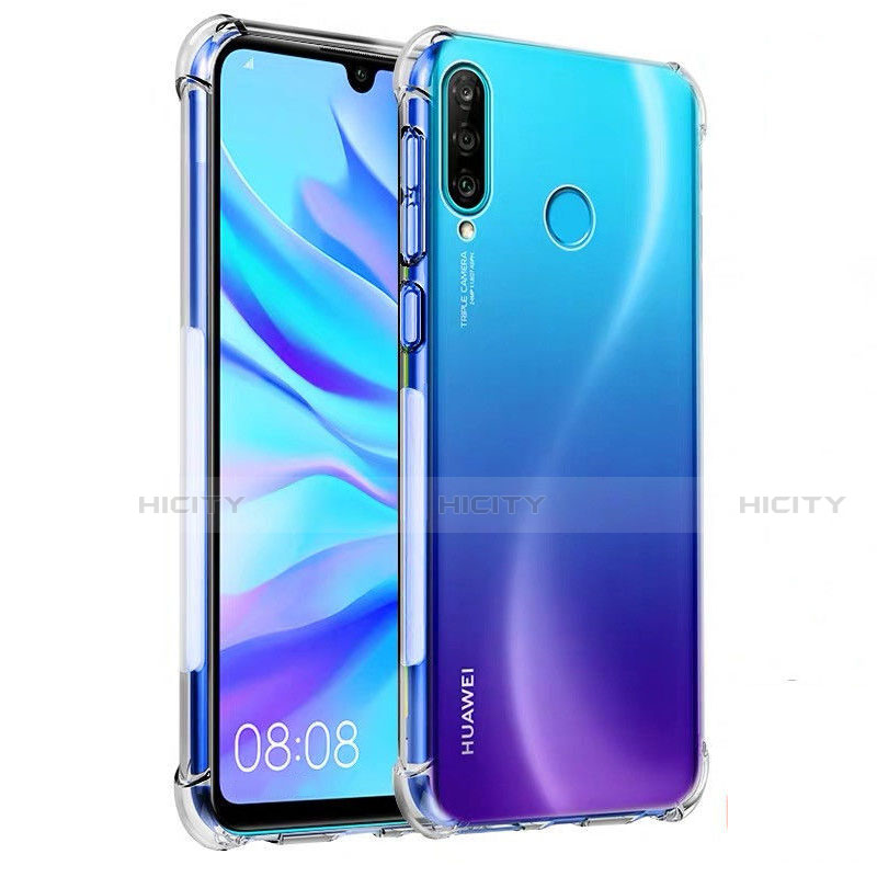 Huawei Nova 4e用極薄ソフトケース シリコンケース 耐衝撃 全面保護 クリア透明 K03 ファーウェイ クリア