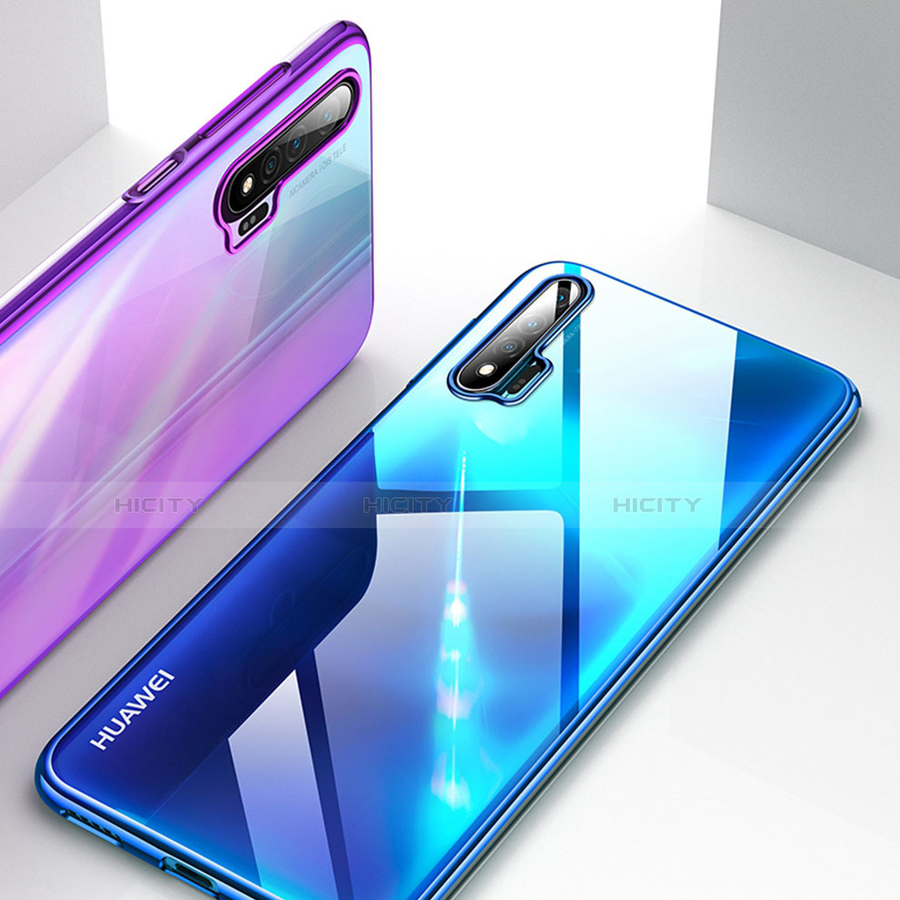 Huawei Nova 6 5G用極薄ソフトケース シリコンケース 耐衝撃 全面保護 クリア透明 H02 ファーウェイ 