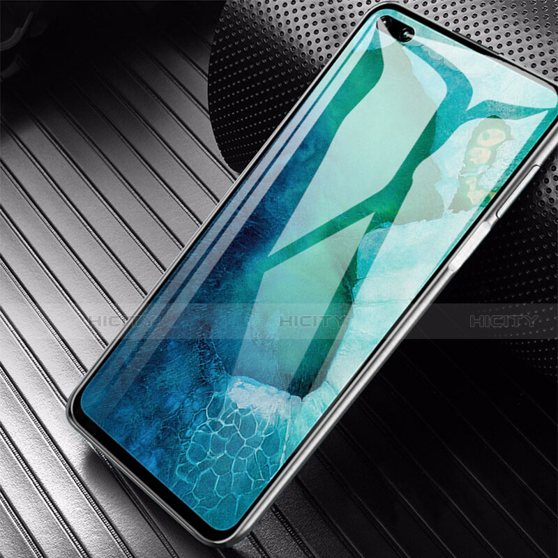 Huawei Nova 6 5G用強化ガラス フル液晶保護フィルム F04 ファーウェイ ブラック