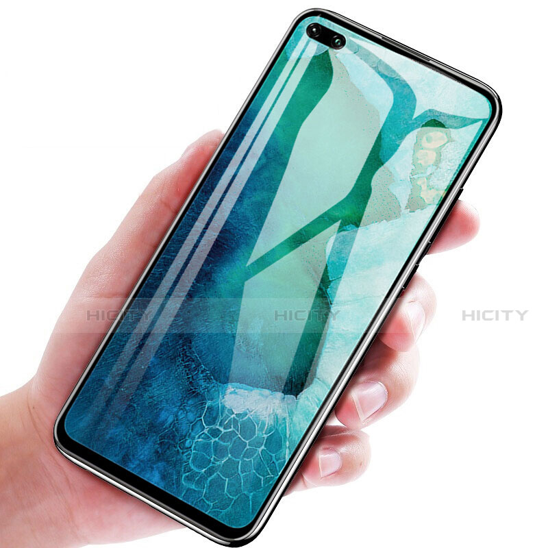 Huawei Nova 6 5G用強化ガラス フル液晶保護フィルム F04 ファーウェイ ブラック