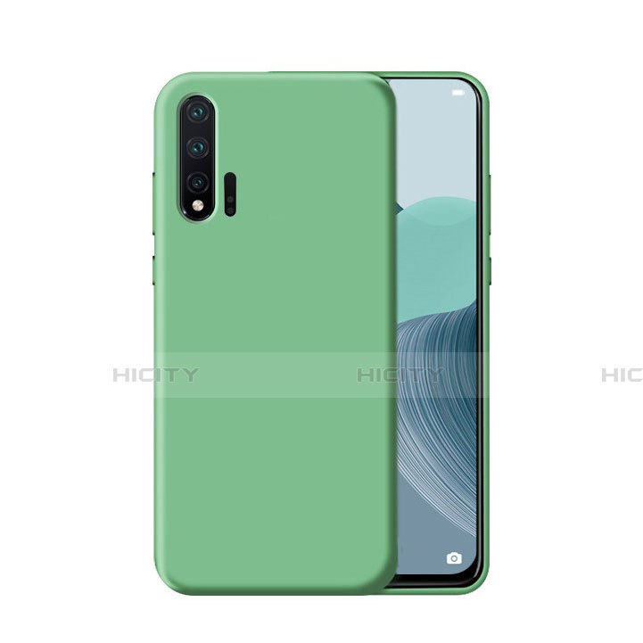 Huawei Nova 6用360度 フルカバー極薄ソフトケース シリコンケース 耐衝撃 全面保護 バンパー C04 ファーウェイ グリーン