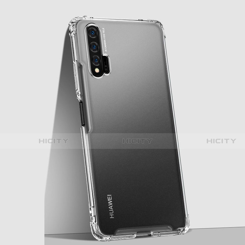 Huawei Nova 6用極薄ケース クリア透明 プラスチック 質感もマットU02 ファーウェイ クリア