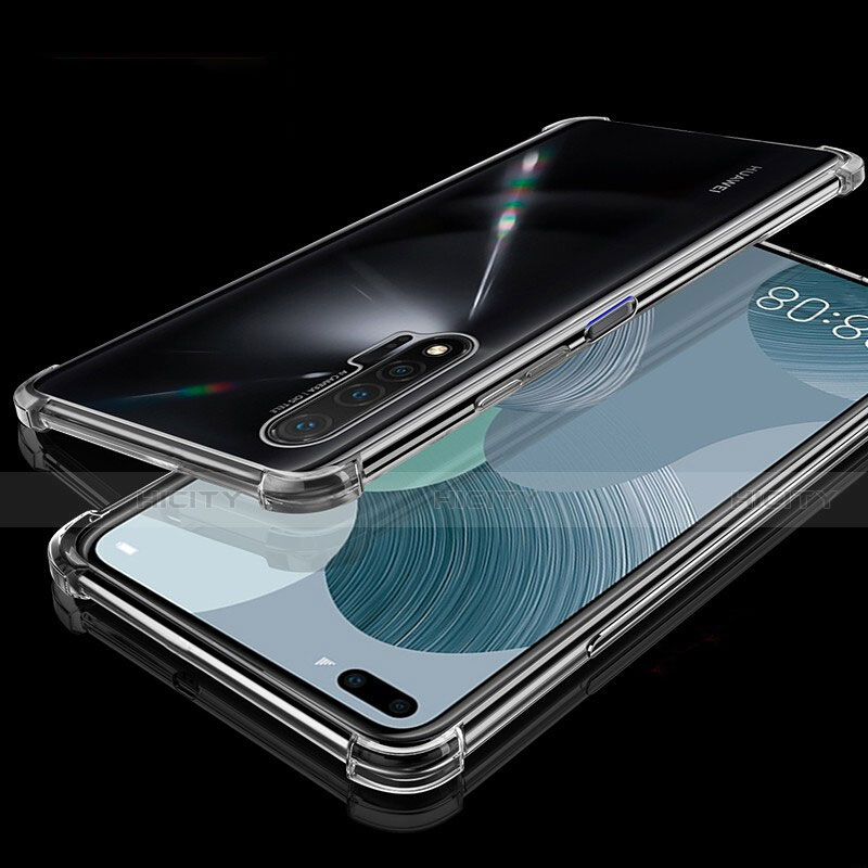 Huawei Nova 6用極薄ソフトケース シリコンケース 耐衝撃 全面保護 透明 S03 ファーウェイ 