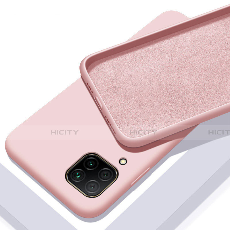 Huawei Nova 7i用360度 フルカバー極薄ソフトケース シリコンケース 耐衝撃 全面保護 バンパー C01 ファーウェイ ピンク