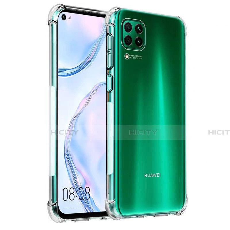 Huawei Nova 7i用極薄ソフトケース シリコンケース 耐衝撃 全面保護 クリア透明 K03 ファーウェイ クリア