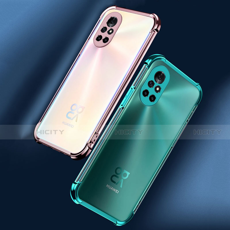 Huawei Nova 8 5G用極薄ソフトケース シリコンケース 耐衝撃 全面保護 クリア透明 H01 ファーウェイ 