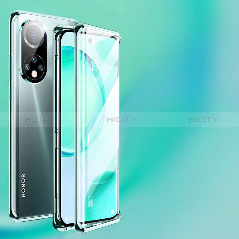 Huawei Nova 9用ケース 高級感 手触り良い アルミメタル 製の金属製 360度 フルカバーバンパー 鏡面 カバー ファーウェイ 