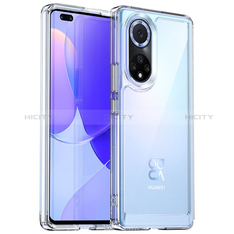 Huawei Nova 9 Pro用ハイブリットバンパーケース クリア透明 プラスチック カバー J01S ファーウェイ クリア