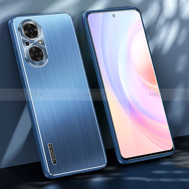 Huawei Nova 9 SE用ケース 高級感 手触り良い アルミメタル 製の金属製 兼シリコン カバー JL1 ファーウェイ 