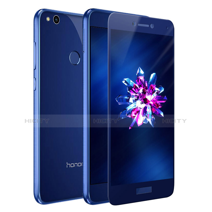 Huawei Nova Lite用強化ガラス フル液晶保護フィルム F02 ファーウェイ ネイビー