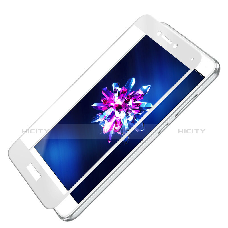 Huawei Nova Lite用強化ガラス フル液晶保護フィルム F02 ファーウェイ ホワイト