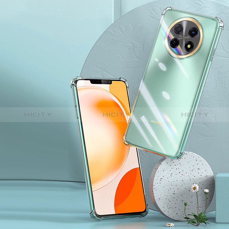 Huawei Nova Y91用極薄ソフトケース シリコンケース 耐衝撃 全面保護 クリア透明 カバー ファーウェイ クリア